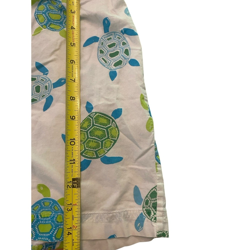 The Company Store Womens Large Pajama Short Set 100% Cotton Sea Turtle Button - Picture 4 of 11